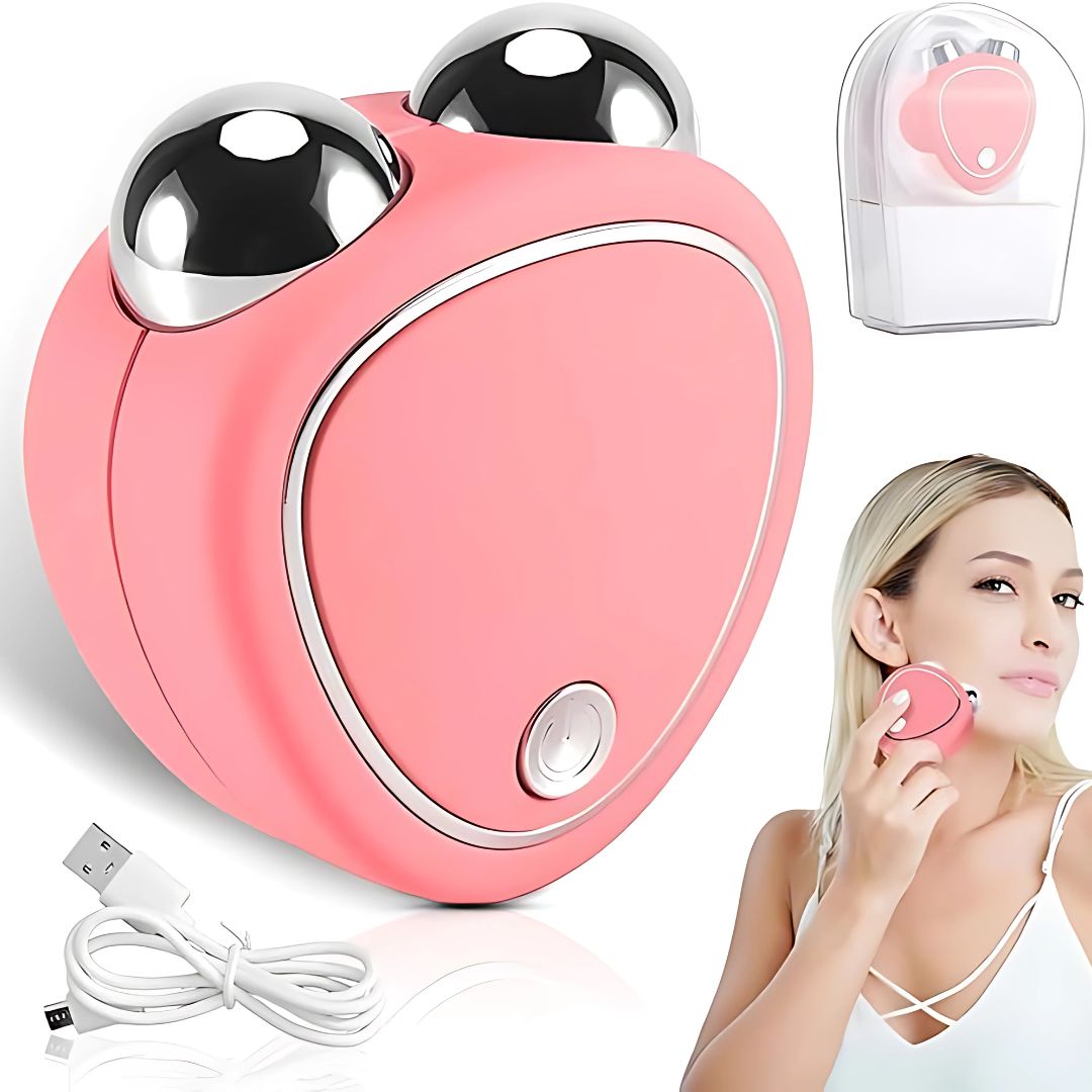 MASAJEADOR FACIAL CON MICROCORRIENTE